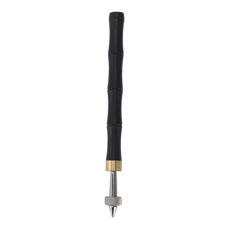 Pin Vise Hand Drill Wooden Handle Comfortable Grip Portable Pin
