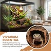DECHOUS Natural Cork Bark for Reptile Hideout Round Cork Bark