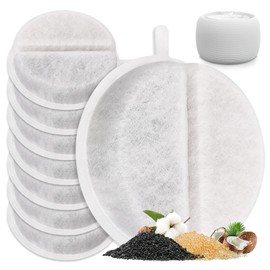 MyfatBOSS 12 Pack Cat Water Fountain Filter, Cat Fountain Filters Fit Lite Cat and Dog Water Drinking Fountains, Pet Fountain Filter Compatible with 84oz/2.5L Automatic Pet Fountain