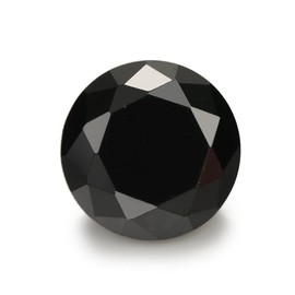 500PCS 1.0mm AAAAA Round Machine Cut Black Loose CZ Stones Cubic Zirconia (1.0mm 500pcs)