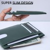 AMEHA Men's Minimalist Slim Wallet Front Pocket Genuine Leather RFID