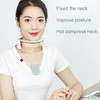 Neck Support Brace Hot Compress Easy Adjust Prevent Head Forward