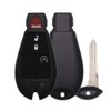 AKS KEYS New Replacement for Fobik Shell for Jeep Cherokee