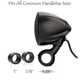 NOAM N3B - ATV/Motorcycle Waterproof Speakers Aluminum Made - Black