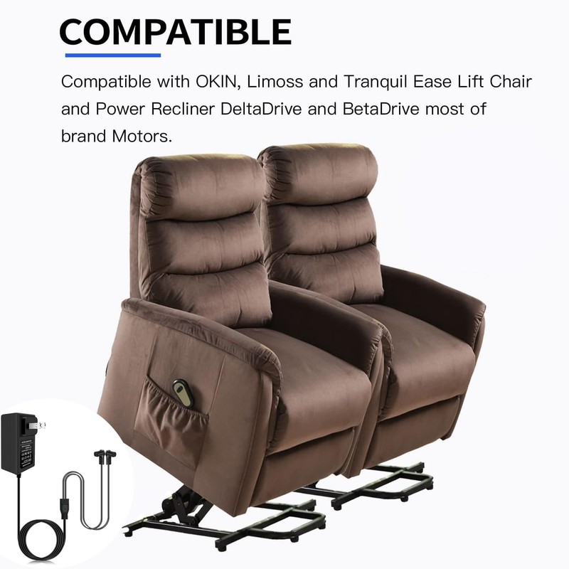 Universal Dual Power Supply Transformer Kit for Dual Power Recliner,Sectional
