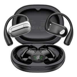 AI Language Translator Earbuds,OWS 3 in 1 Translation Earbuds Real Time 150 Languages& Accents&10 Language Offline Pack,Black