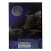 Embossed Wolf Journal Quiet Reflection
