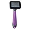 Karlie Flamingo Universal Brush with Handle for Cat – Purple/Black