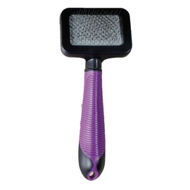 Karlie Flamingo Universal Brush with Handle for Cat – Purple/Black