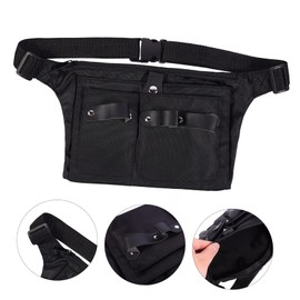 IWOWHERO Hairdressing Tool Holder Waist Bag Durable Scissors Pouch with Belt for Professional Barbers Capacity Organizer for Hair and Tools
