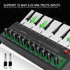 10 Channel Sound Mixer Independent Volume Control Knob Professional Multichannel