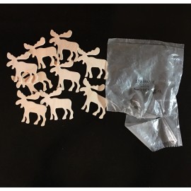 Wood Moose Shape, Unfinished Shape, Wood Cutout, Wooden Paintable Craft