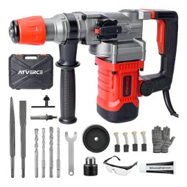 Atverce Rotomartillo Cincelador Perforador Sds Industrial 2800w 5j Color Rojo