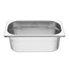 Vogue Stainless Steel1/4 Gastronorm Pan 2.5Ltr/100mm Deep Food Container