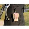 Leather Golf Ball Case with Golf Marker, Professional Recommended Golf