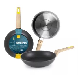 Ibili Sartén Sanna Aluminio Para Inducción Libre Pfoa 22 Cm Ibili Color Negro