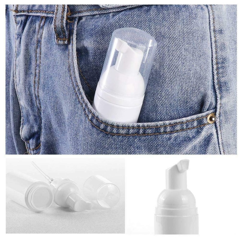 3 pcs 2oz 60ML Foam Dispenser Pump Travel Wash Cosmetic