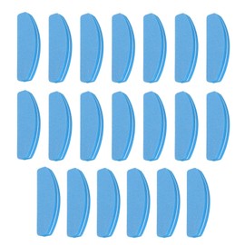 HARFINGTON 20pcs Mini Nail Buffers, 100/180 Grit Nail Sanding Block, Bulk Nail Buffing Polishing Blocks Professional Nail Polisher Set for Acrylic and Natural Nails, Blue
