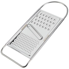 Fackelmann Universalreibe, Gurkenhobel aus rostfreiem Edelstahl mit extrascharfer Klinge (Farbe: Silber), Menge: 1 Stück