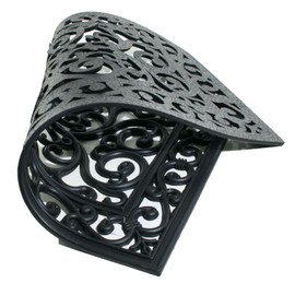 Imports Decor Rubber Doormat, Monarch, 18-Inch by 30-Inch