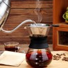 Swetwiny Pour Over Coffee Filter with Stand, Reusable Paperless Coffee