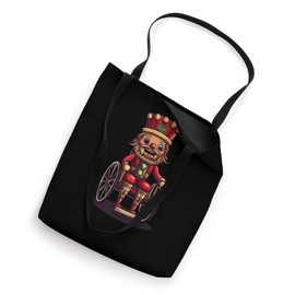 Funny Nutcracker in Wheelchair Costume for Man and Woman Tote Bag