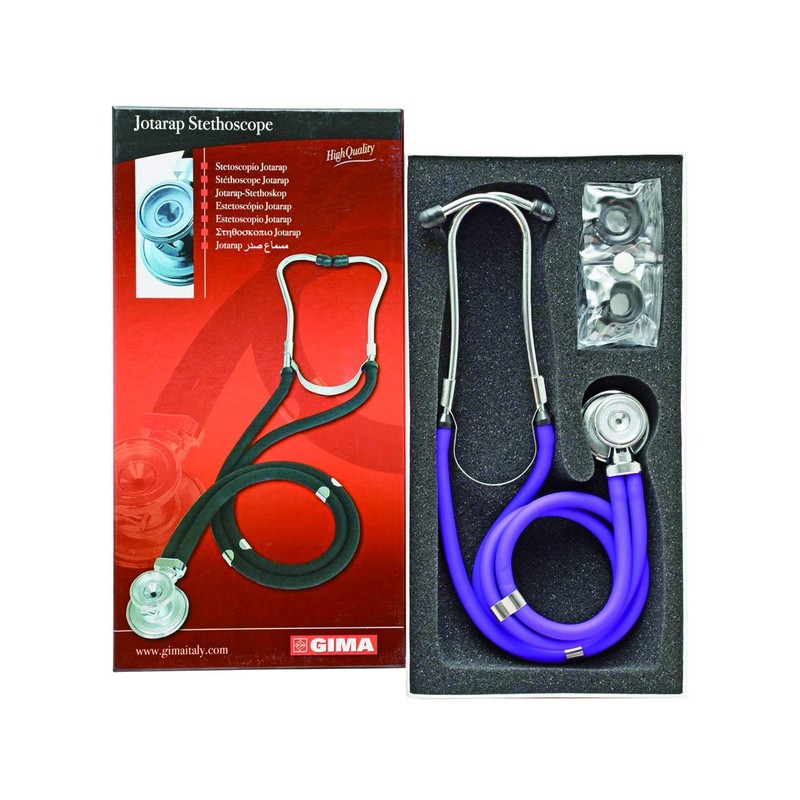 GIMA Jotarap Dual Tube Dual Head Rappaport Stethoscope for Cardiology