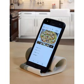 Contemporary Twist Handmade Pottery Kitchen Phone Stand