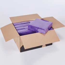 NOVAL Pumice Stone for Feet Callus Remover - 400pcs Bulk Salon Pack with Medium-Coarse Grit Classic Purple