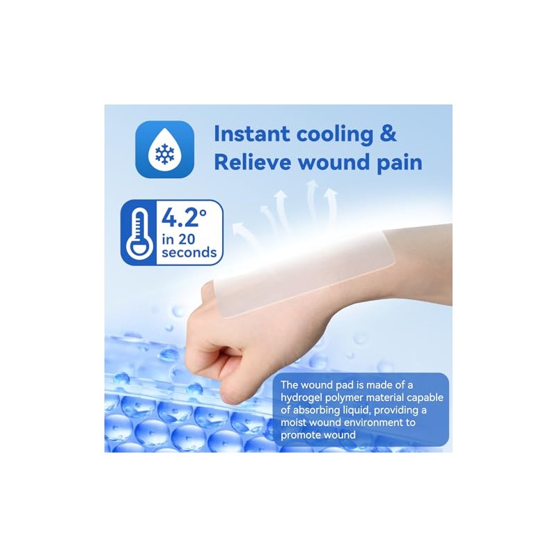 Dimora Hydrogel Burn and Wound Dressing Pads for Minor Burns