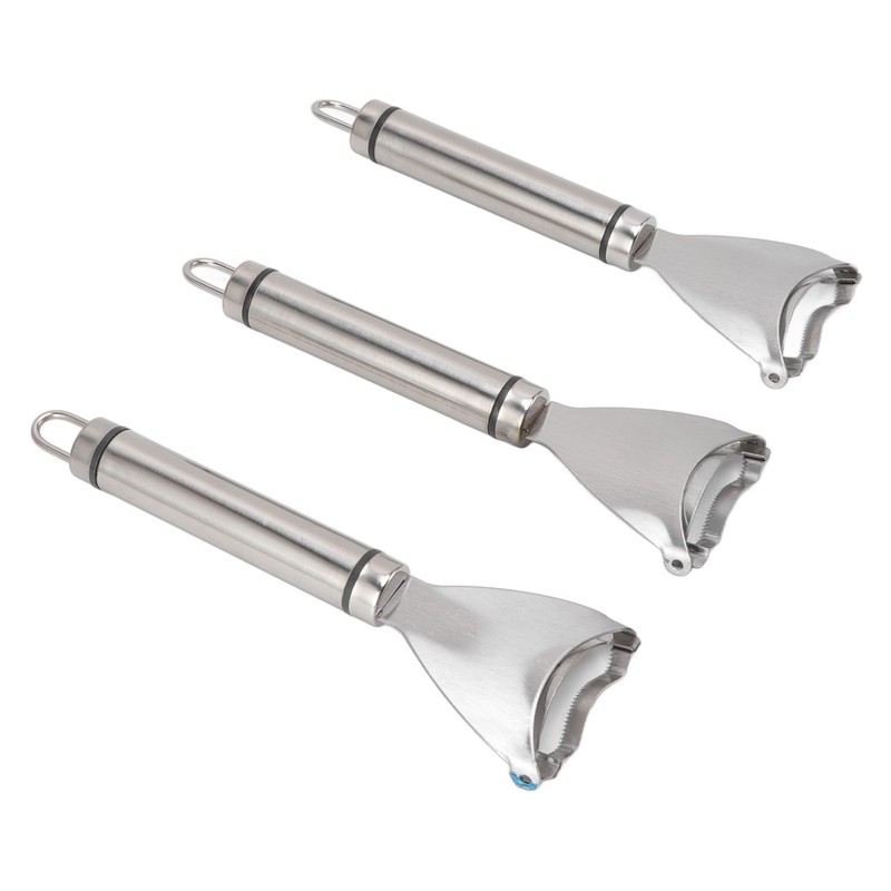 3pcs Stainless Steel Corn Cutter Peeler Safe Quick Clean Comfortable