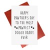Funny Dog Dad Card,Father's Day Card,Fathers Day Cards