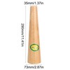 MUNEFE Wood Bracelet Mandrel, Round Shape Bracelet Mandrel Tool, Deformation