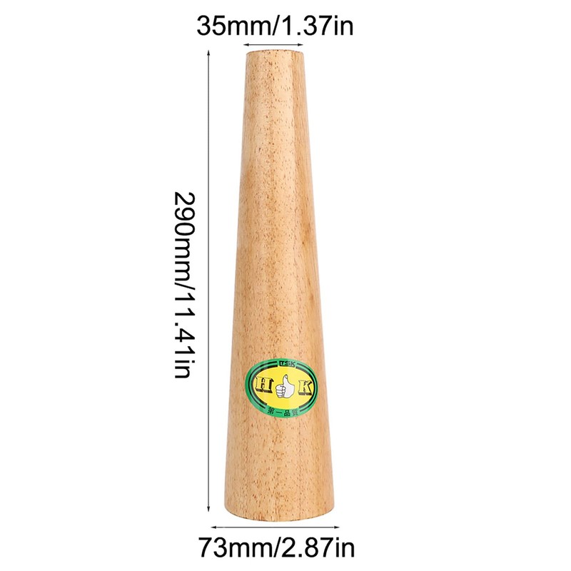 MUNEFE Wood Bracelet Mandrel, Round Shape Bracelet Mandrel Tool, Deformation
