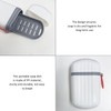 Pack of 4 Portable Soap Dish, Travel Soap Dish, Soap