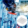 sourcing map Square Washer, 5pcs M12x50x50x3mm 304 Stainless Steel Square