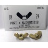 AmericanIntegratedSupply.com #10-24 Wing Nuts Solid Brass (10)