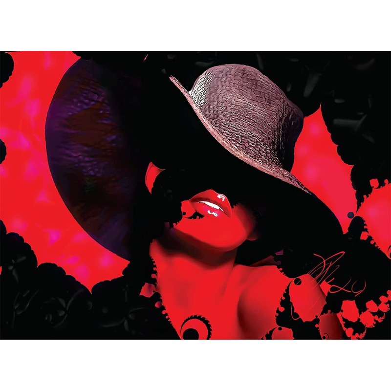 Buffalo Games - Lady in Red - 1000 Piece Jigsaw