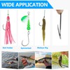 Circle Hooks Fishing Hooks,50/100pcs 2X Strong Octopus Hooks Sea Fishing