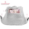 Nestl Reading Pillow with Portable Laptop Lap Desk - Shredded
