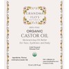 Pure Organic Castor Oil Roll On For Lips, Eyebrows, Under