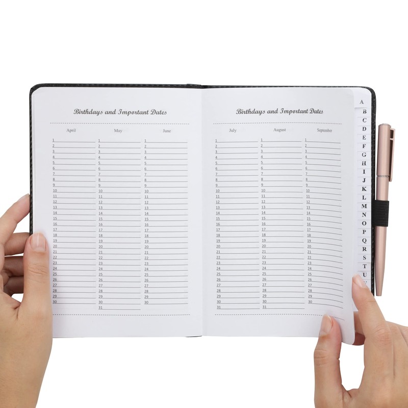 a to z Telephone Address Book A-Z Index Hard Back