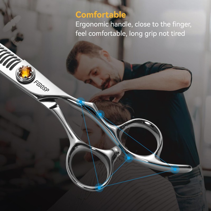 FOGOSP Thinning Shears for Hair Cutting Extremely Sharp Japan VG10