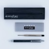 Nakabayashi PENFORT TPF-CBP001-BK CERABALL Ballpoint Pen, Lumiclesta, Black