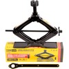 Steel Scissor Jack for Car 1.8 Ton Oversized Base, Portable,