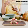 Elegant Sushi Tray Snacks Salad Desserts Wooden Serving Dish for