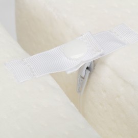 Pikolin Home - Viskoelastisches, ergonomisches Kissen mit abnehmbarem Bezug und mittlerer Festigkeit, der Bein- und Knieschmerzen lindert.