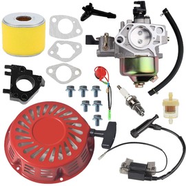 MBGYL Recoil Starter Carburetor kit for Honda GX340 GX390 GX420 11Hp 13Hp 16Hp Engine for Harbor Freight for Predator 420cc for Champion 389cc 420cc 439cc Engine Power Equipment