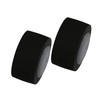 Sevender 13x6x2mm Black Rubber Bearing Roller Guide Pulley Bearing Wheel