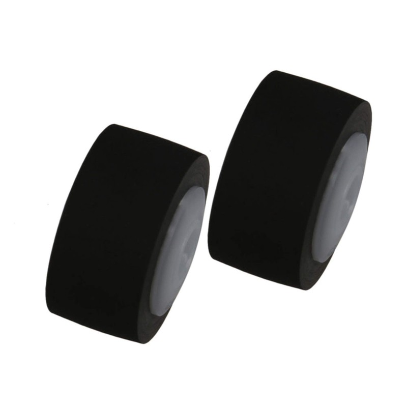 Sevender 13x6x2mm Black Rubber Bearing Roller Guide Pulley Bearing Wheel